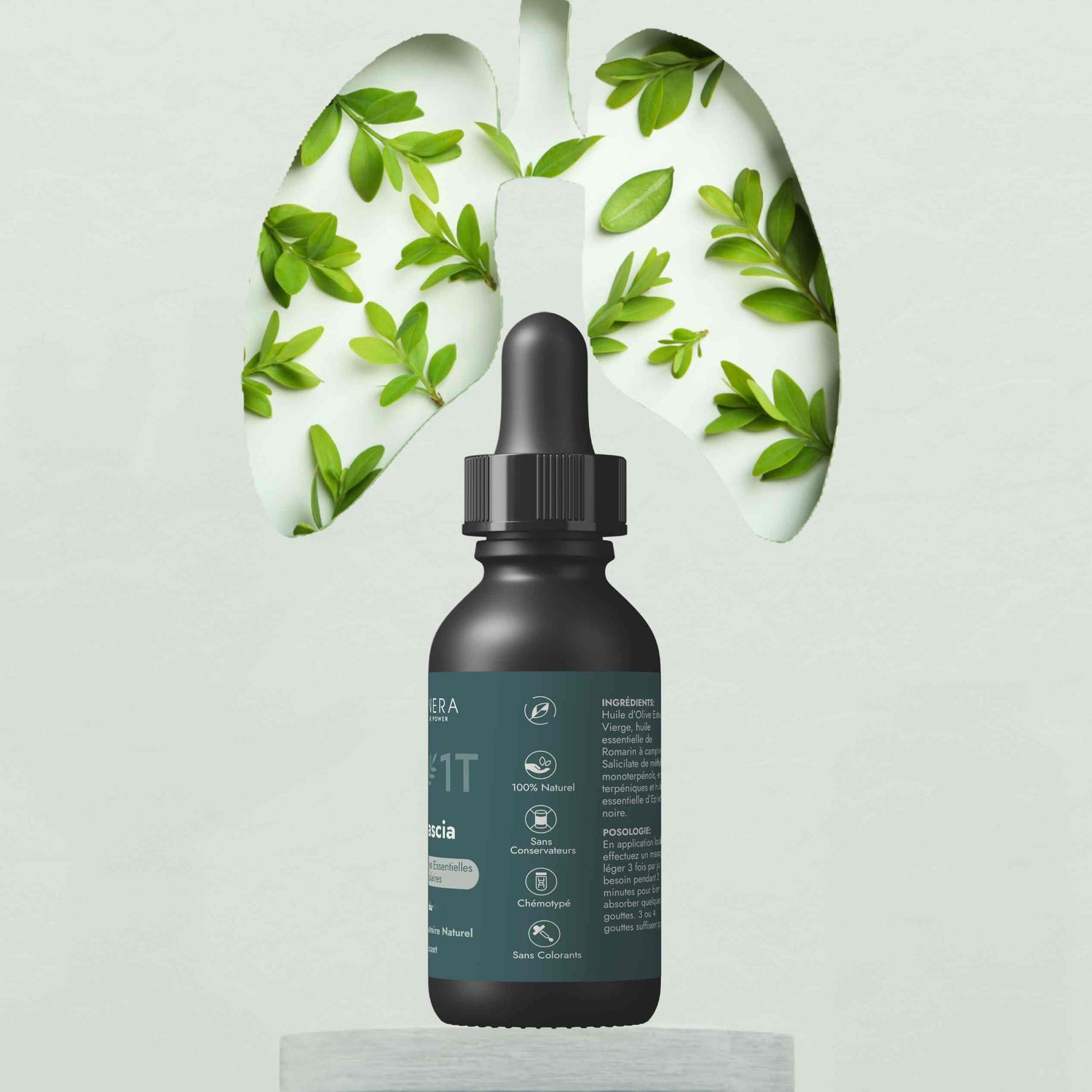 synergie huiles essentielles naturelles flacon respiratoire